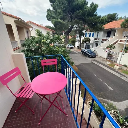 Grand F3 Vue Centre Proche Commerces * Plage d'Argeles